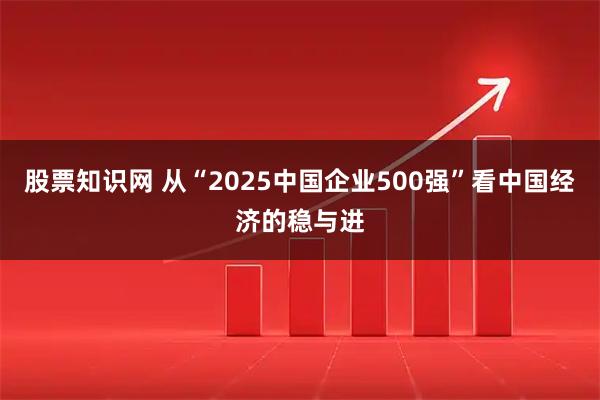 股票知识网 从“2025中国企业500强”看中国经济的稳与进